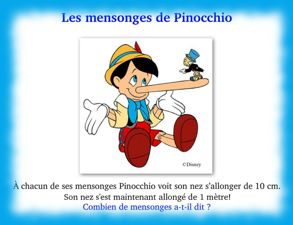 Les Mensonges De Pinocchio Enigmathic 